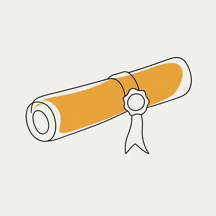步驟3:全程支援至判令頒布的線條插圖